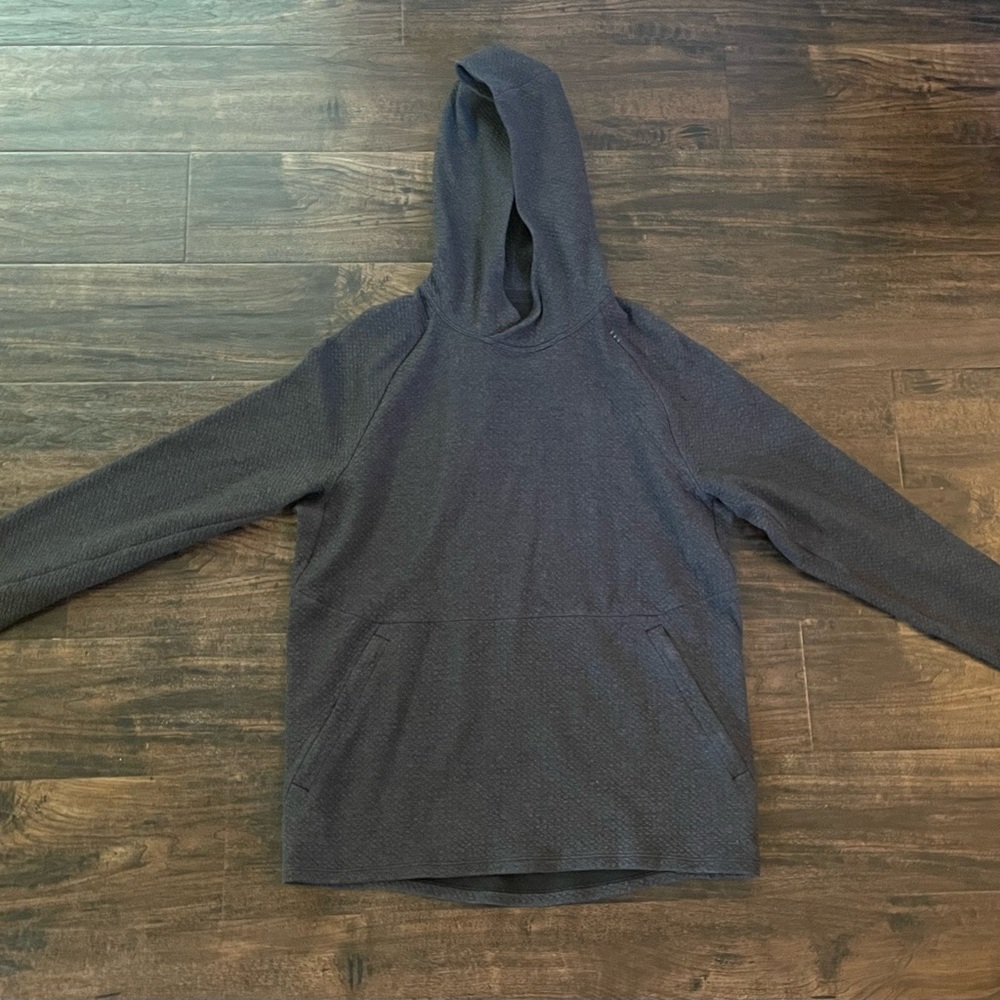 At Ease Hoodie in dark grey color in size small